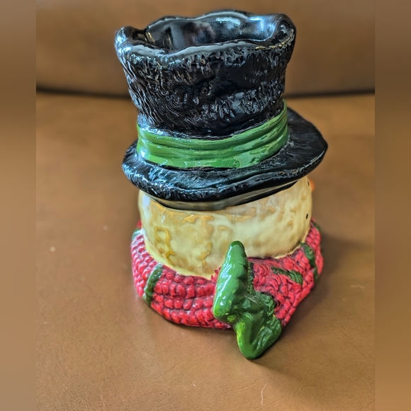 Vintage Yankee Candle Snowman Tealight Holder - Picture 4 of 11